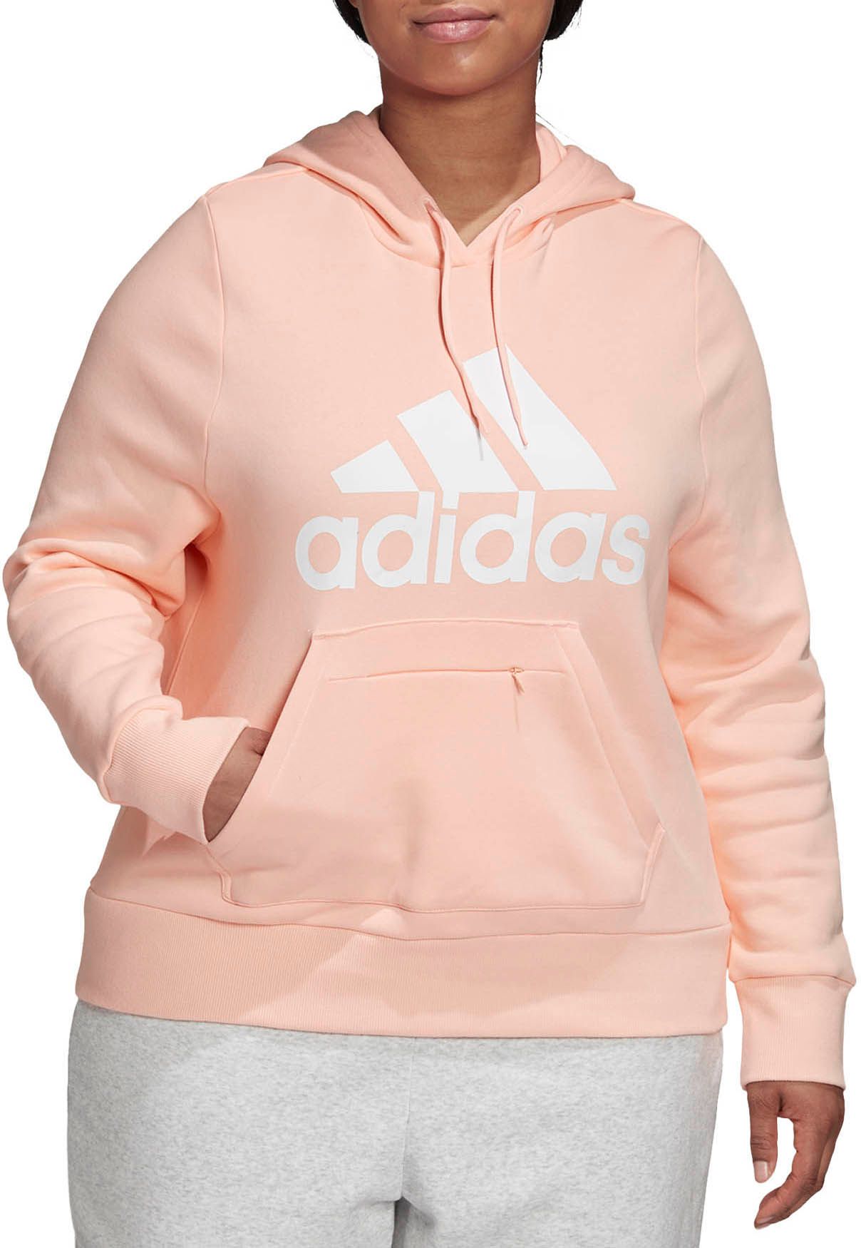 adidas hoodie women's plus size