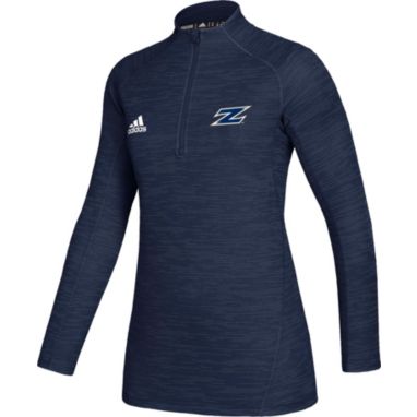 sorry, adidas Women's Akron Zips Navy Game Mode Sideline Quarter-Zip Shirt is currently out of stock