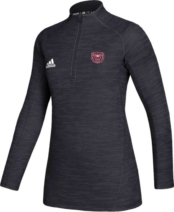 adidas Women's Missouri State Bears Black Game Mode Sideline Quarter-Zip Shirt product image