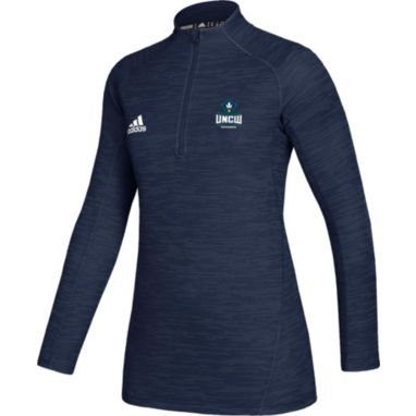 sorry, adidas Women's UNC-Wilmington  Seahawks Teal Game Mode Sideline Quarter-Zip Shirt is currently out of stock