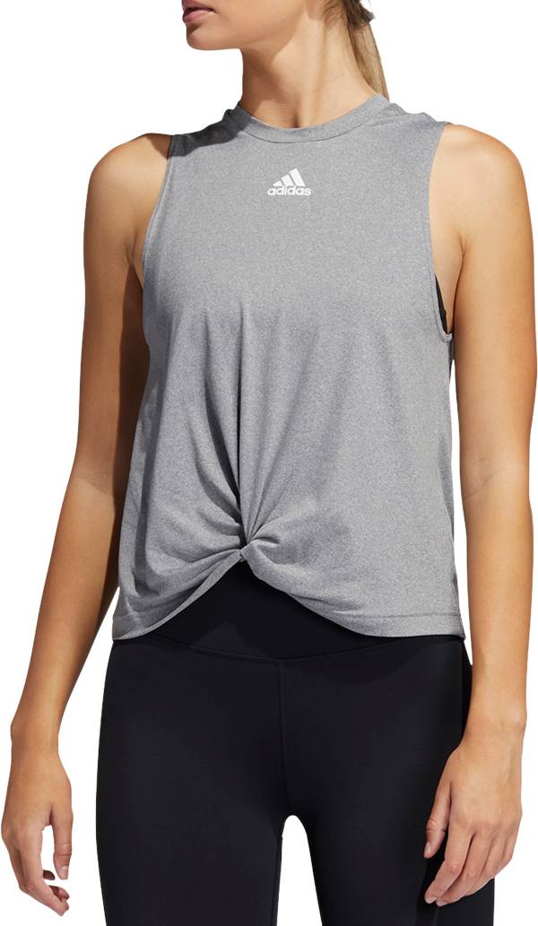 Reis Macadam Handvol adidas Women's Performance Knot Tank Top | Dick's Sporting Goods