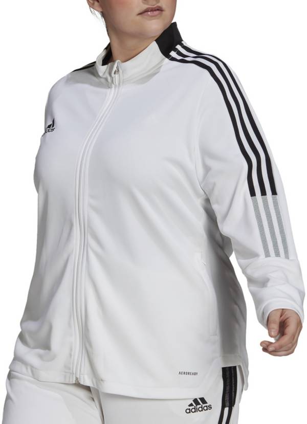 Plus size adidas online track jacket