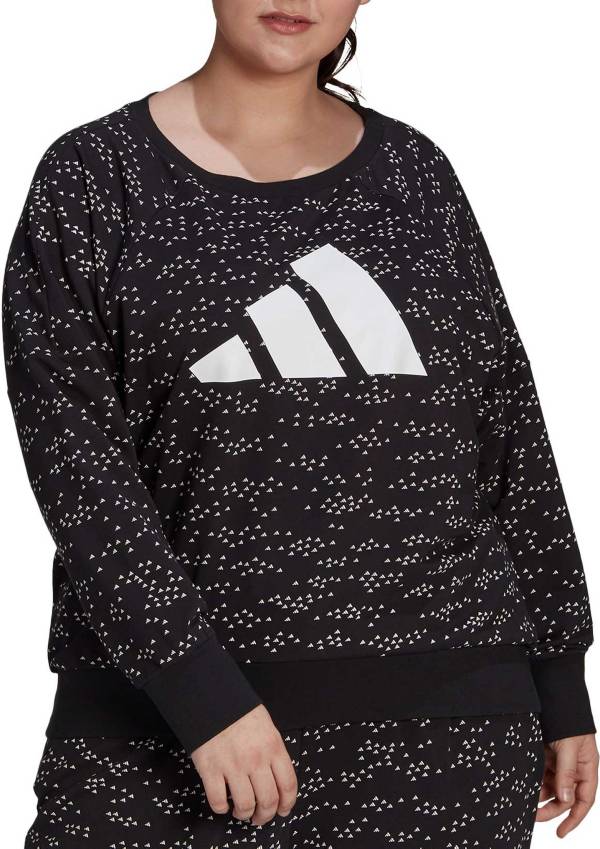 adidas Women's Plus Size Winners Crewneck Sweatshirt product image