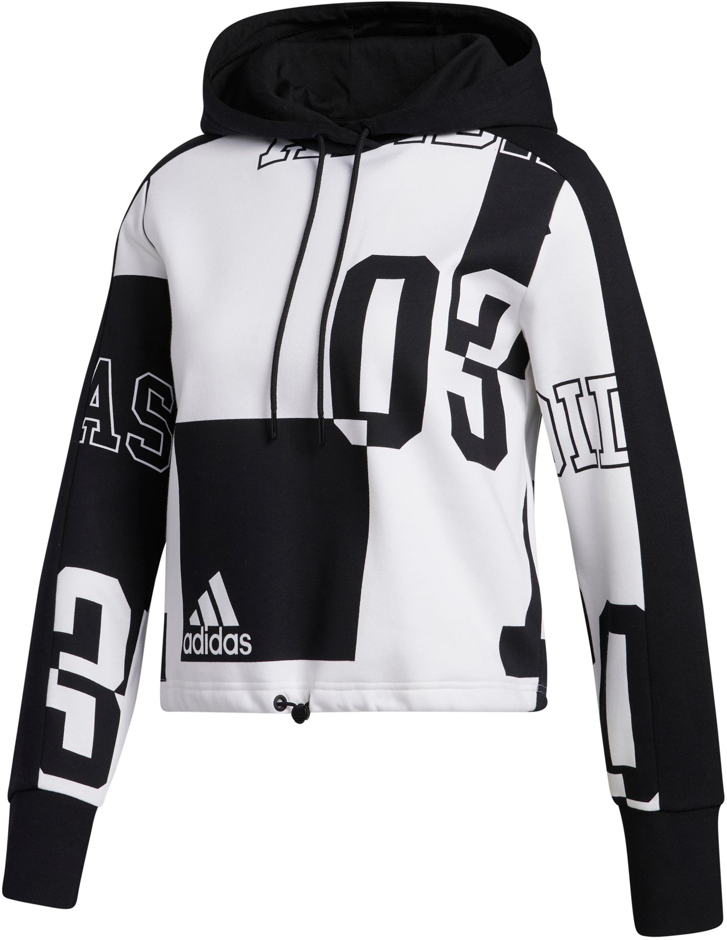 black and white adidas sweatshirt womens