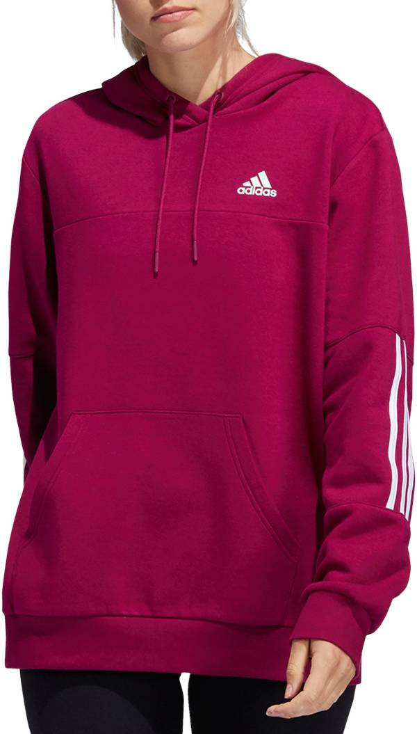 adidas Women's Post Game 3-Stripe Pullover Hoodie