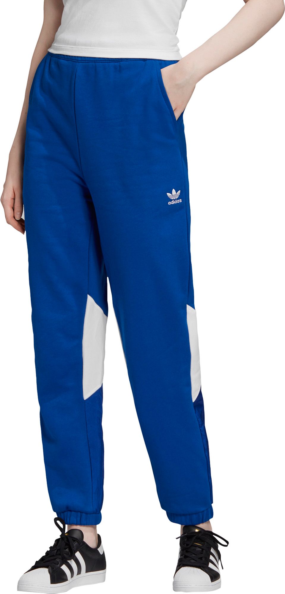 collegiate royal adidas pants