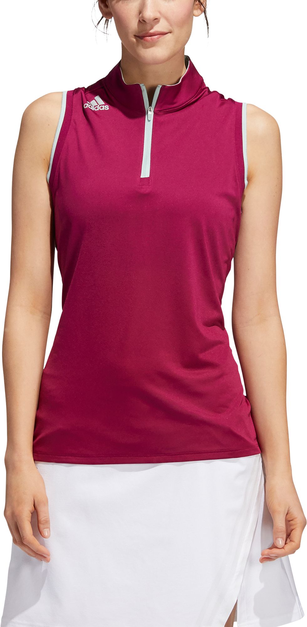 adidas sleeveless golf top