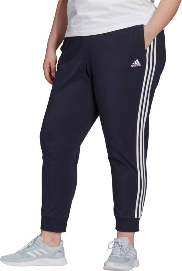 plate Big lavender adidas Women's Essentials Single Jersey 3-Stripes Jogger Pants | Dick's  Sporting Goods