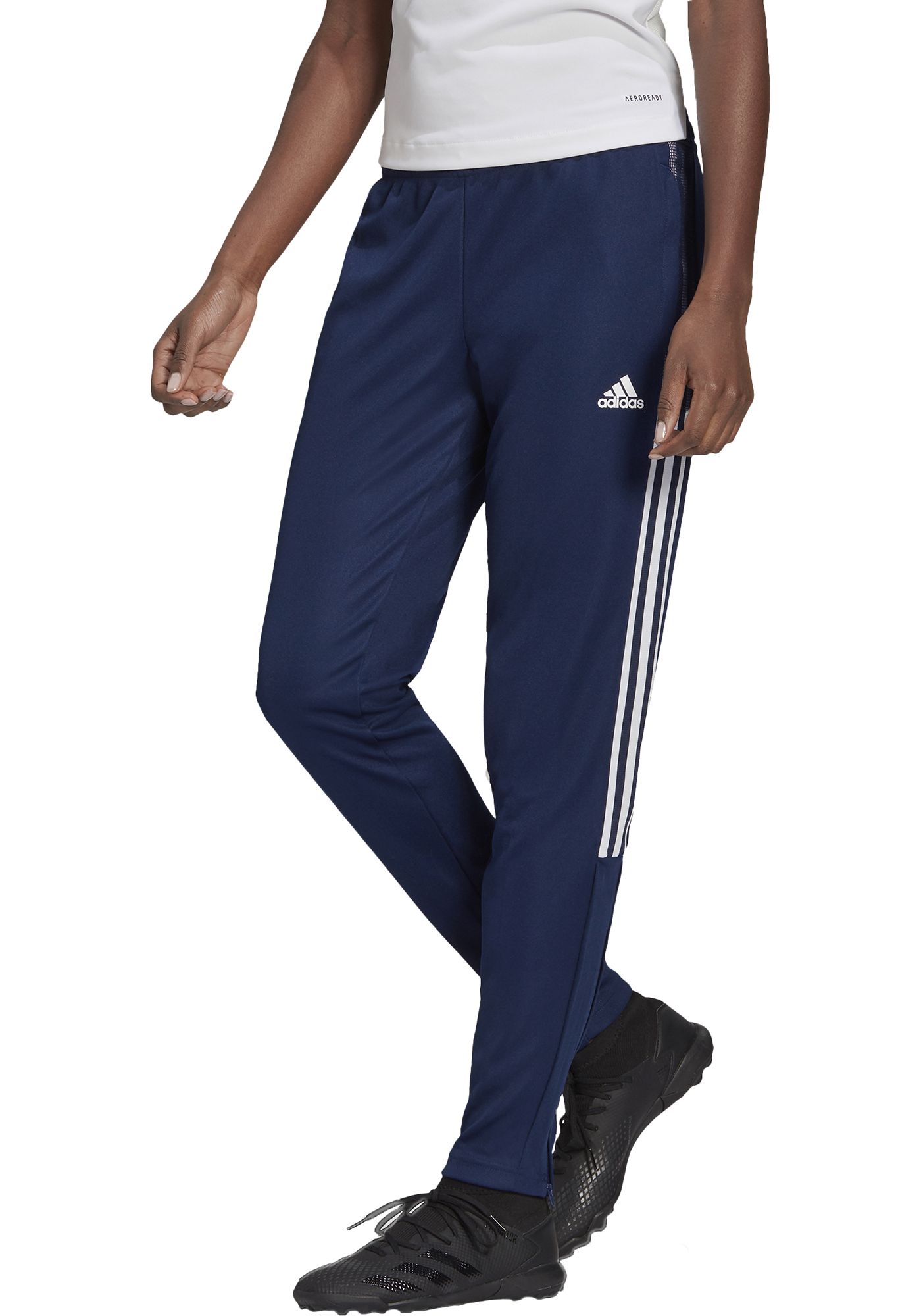 adidas Women s Plus Size Tiro 21 Core Fashion Track Pants