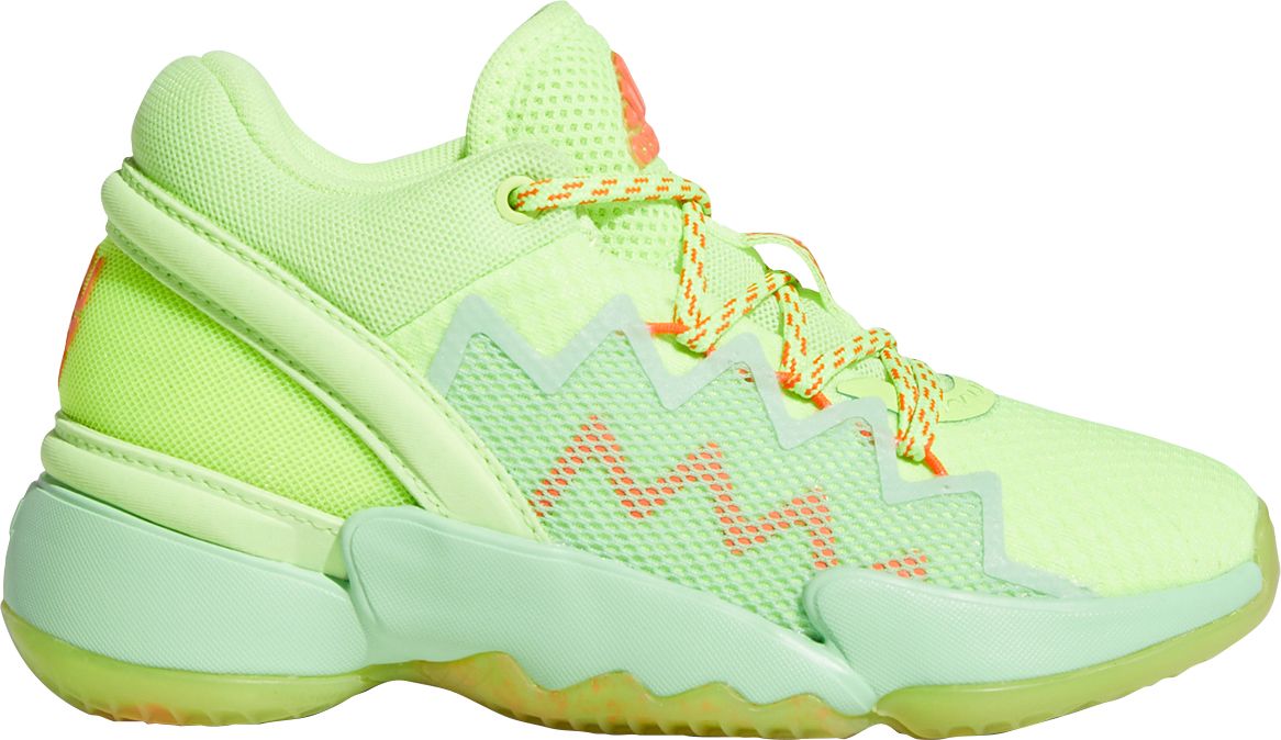 kids green basketball shoes