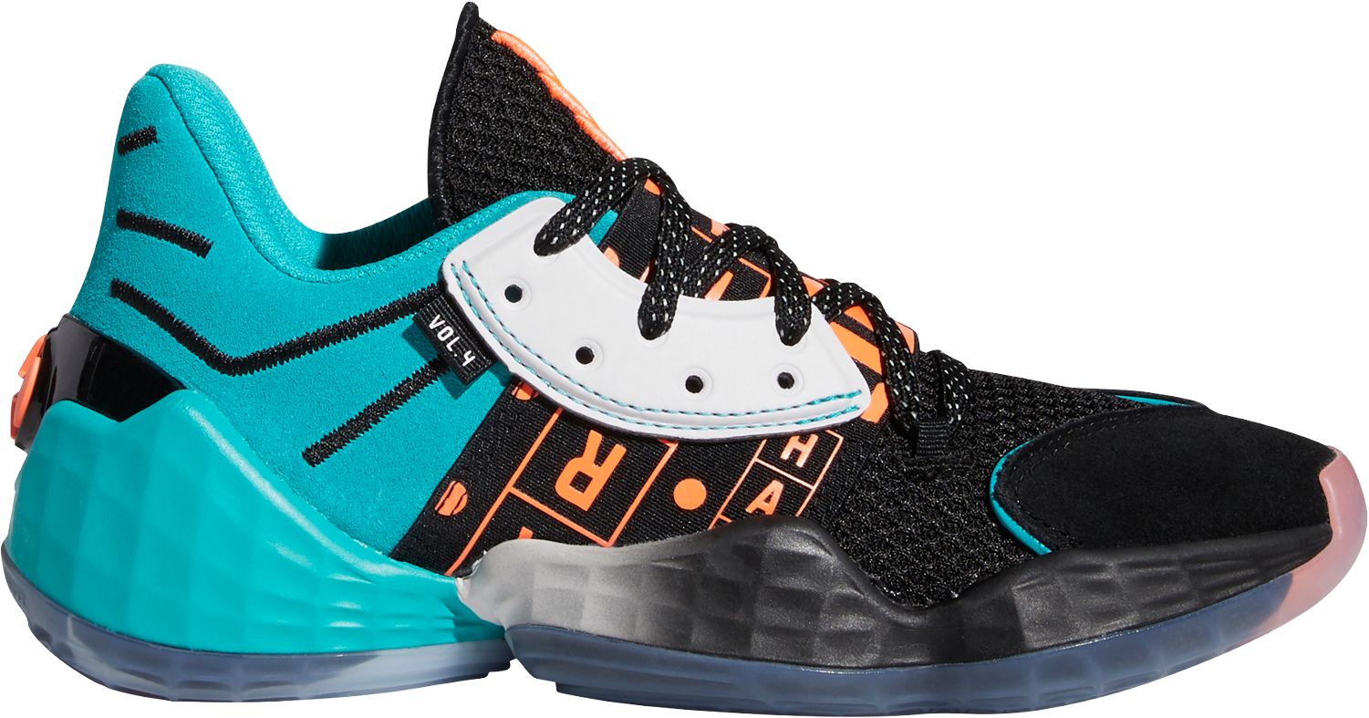 harden orange shoes