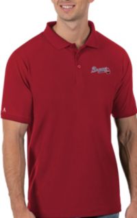 Atlanta Braves Antigua Big & Tall Tribute Polo - Red