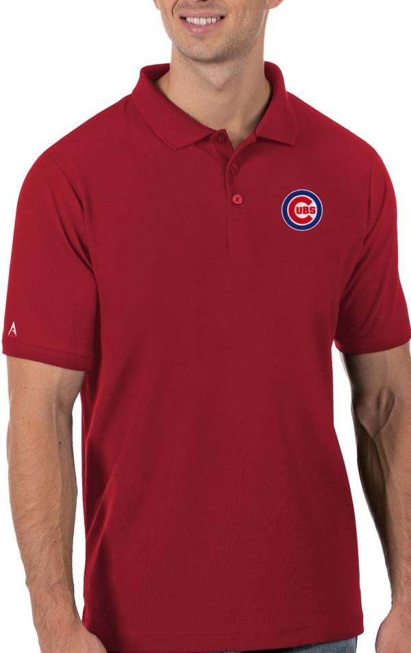 Antigua Men's Chicago Cubs Red Legacy Polo product image