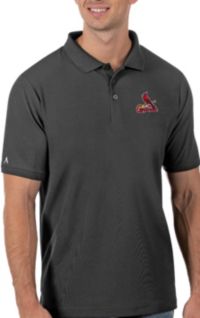 St. Louis Cardinals Antigua Big & Tall Tribute Polo - Red