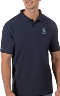 Dick's Sporting Goods Antigua Men's Seattle Mariners Navy Legacy Polo