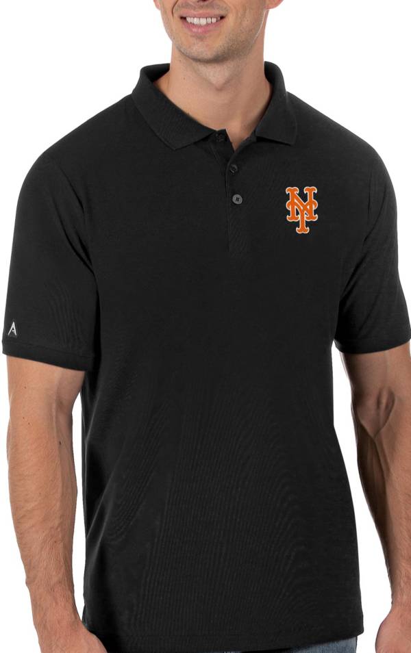 Antigua Men's New York Mets Black Legacy Polo | DICK'S Sporting Goods