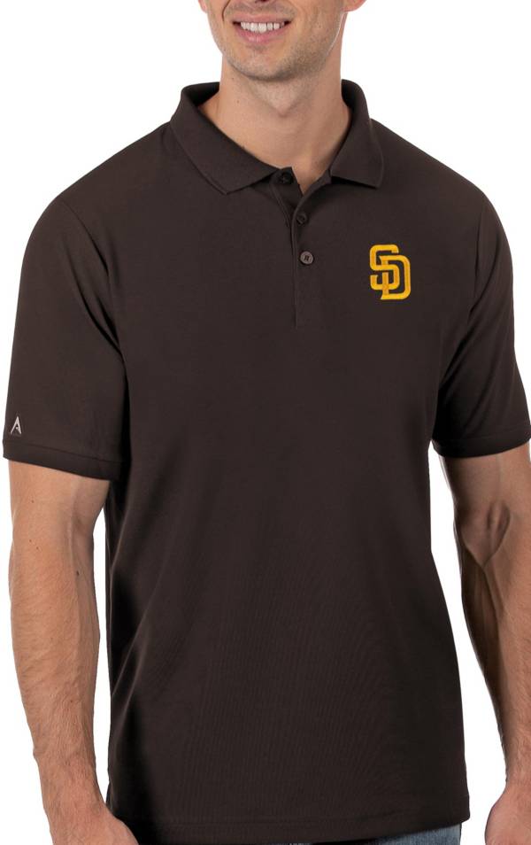Antigua Men's San Diego Padres Brown Legacy Polo product image
