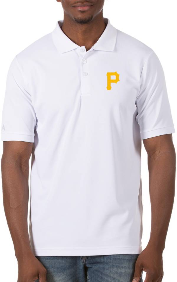 Antigua Men's Pittsburgh Pirates White Legacy Polo product image