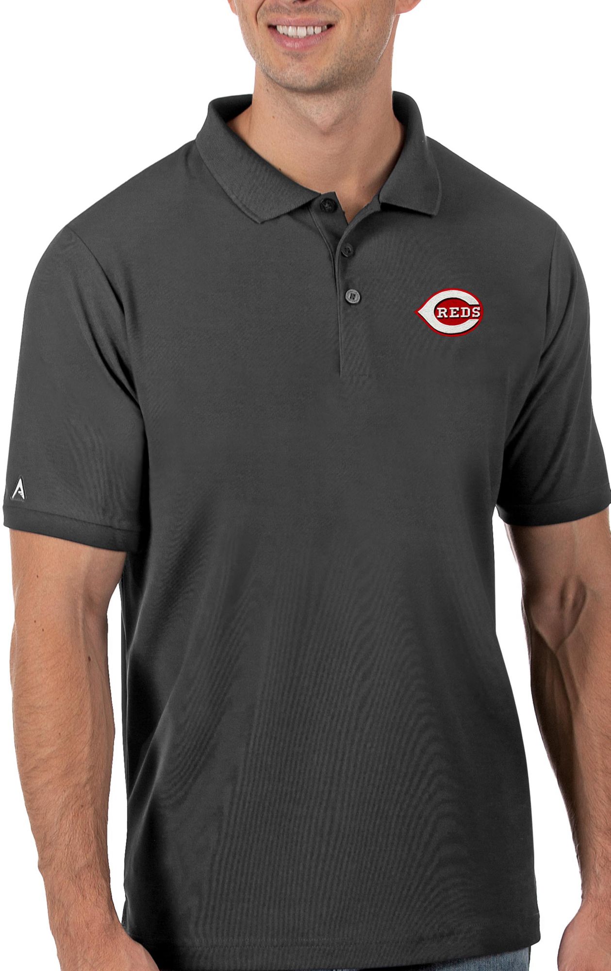 cincinnati reds men's polo shirts