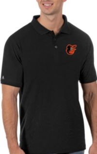 Antigua Men's Baltimore Orioles Tribute Orange Performance Polo