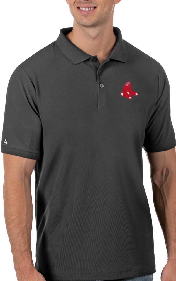 Antigua Men's Boston Red Sox Gray Legacy Polo product image