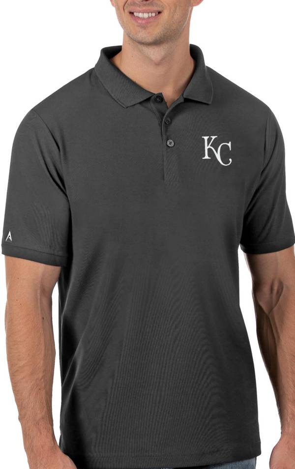 Antigua Men's Kansas City Royals White Legacy Polo