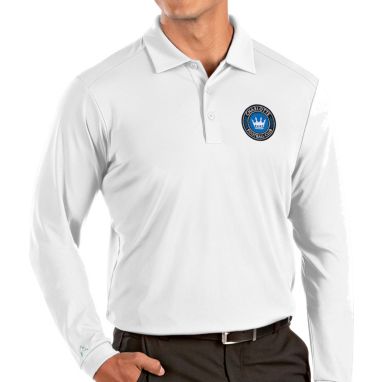 sorry, Antigua Men's Charlotte FC White Tribute Long Sleeve Performance Polo is currently out of stock