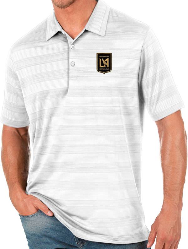 Antigua Men's Los Angeles FC White Compass Polo product image