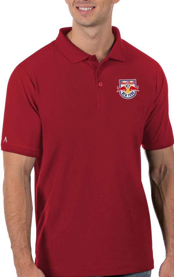 Antigua Men's New York Red Bulls Red Legacy Pique Polo product image