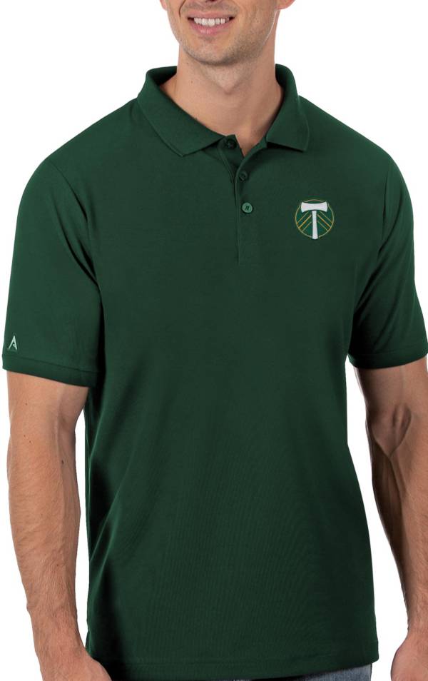 Antigua Men's Portland Timbers Green Legacy Pique Polo product image
