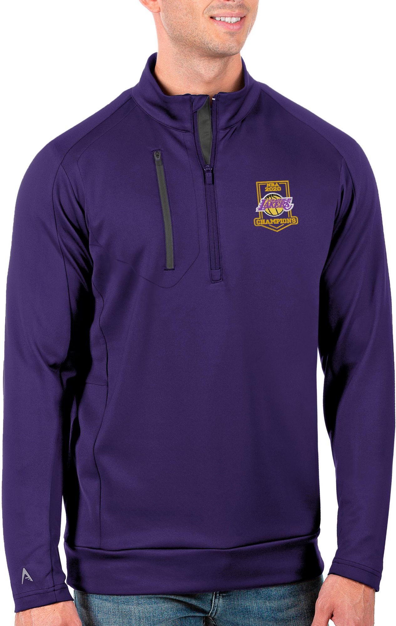 lakers zip up jacket