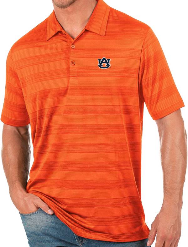 Antigua Men's Auburn Tigers Orange Compass Polo product image