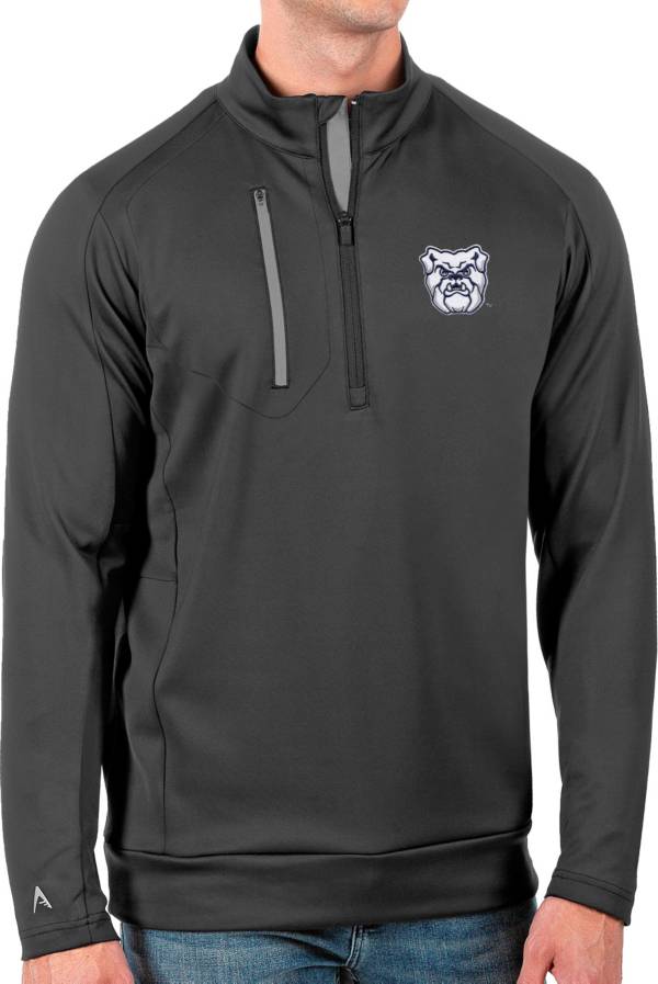 Antigua Men's Butler Bulldogs Grey Generation Half-Zip Pullover Shirt product image