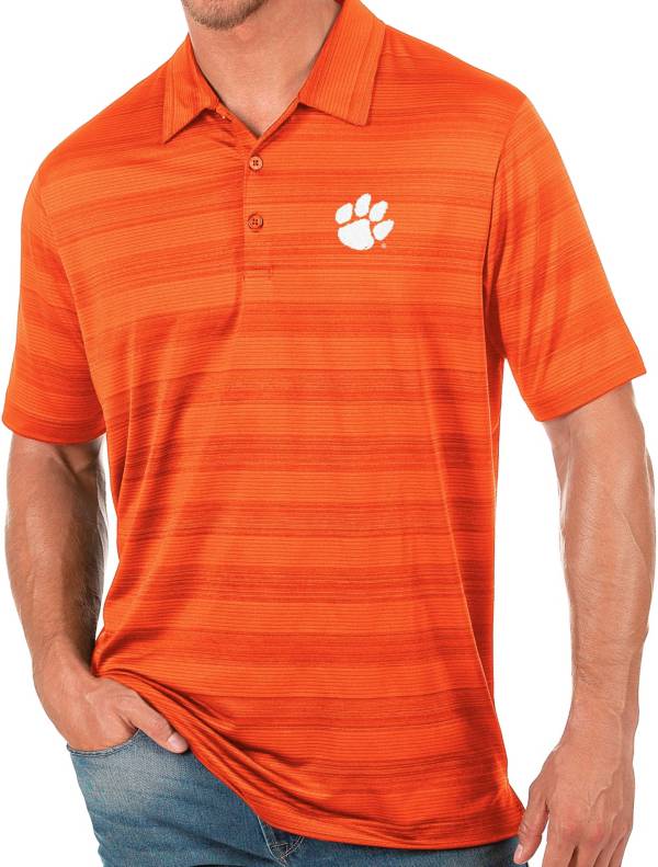 Antigua Men's Clemson Tigers Orange Compass Polo | DICK'S Sporting Goods