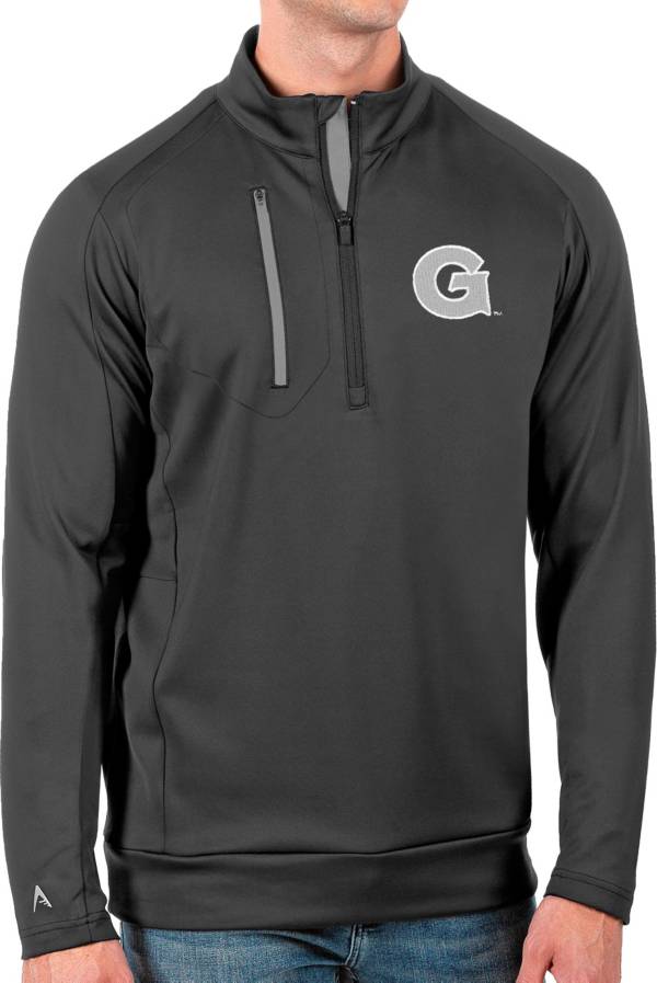 Antigua Men's Georgetown Hoyas Grey Generation Half-Zip Pullover Shirt product image