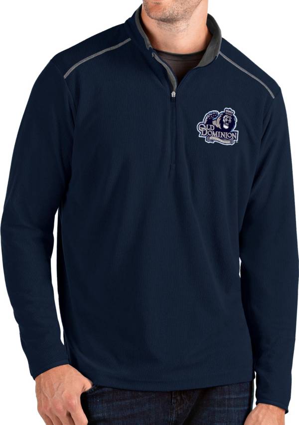 Antigua Men's Old Dominion Monarchs Blue Glacier Quarter-Zip Shirt