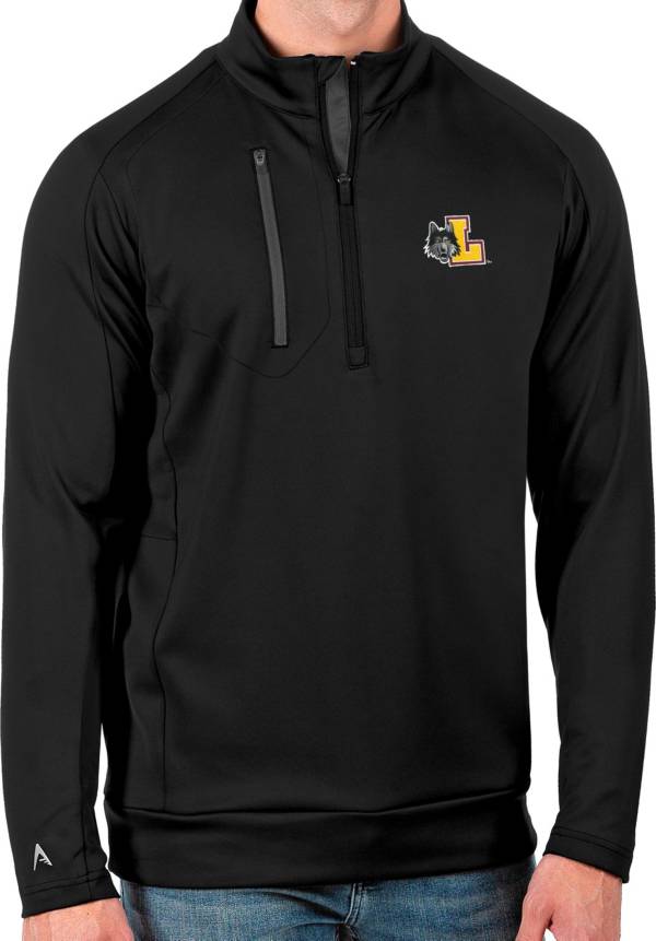 Antigua Men's Loyola-Chicago Ramblers Black Generation Half-Zip Pullover Shirt product image