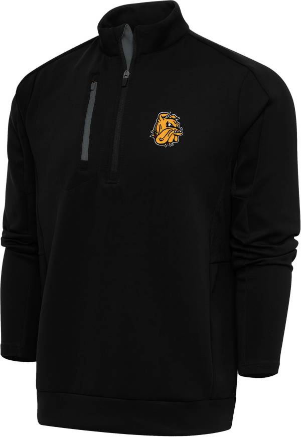 Antigua Men's Minnesota-Duluth  Bulldogs Black Generation Half-Zip Pullover Shirt product image