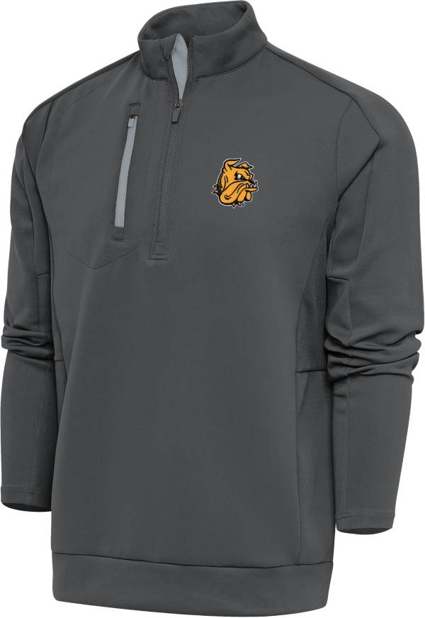 Antigua Men's Minnesota-Duluth  Bulldogs Grey Generation Half-Zip Pullover Shirt product image