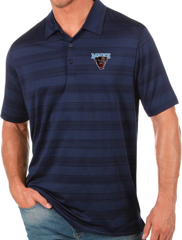 Antigua Men's Maine Black Bears Blue Compass Polo product image