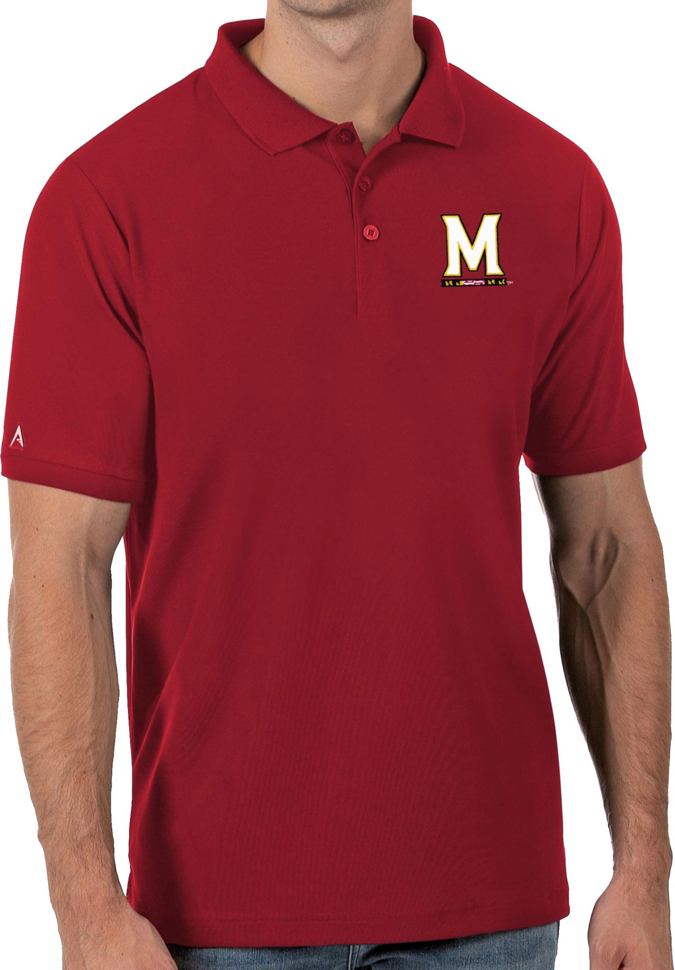 Antigua Men's Maryland Terrapins Legacy Pique Polo