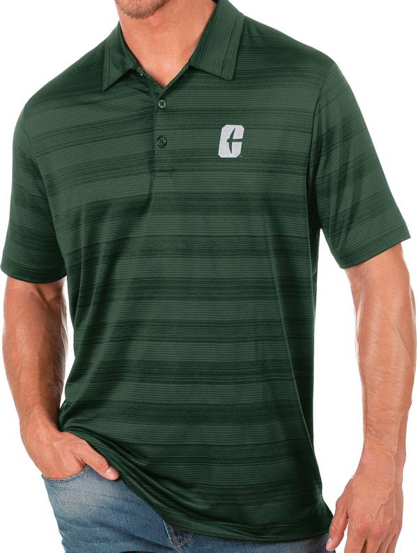 Antigua Men's Charlotte 49ers Green Compass Polo, Medium