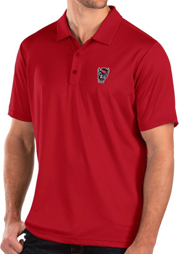 Antigua Men's NC State Wolfpack Red Balance Polo product image