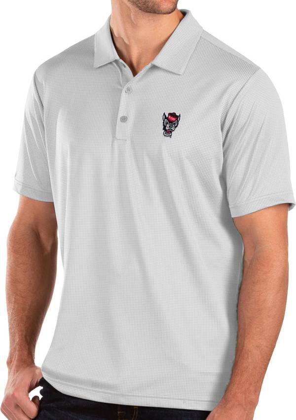 Antigua Men's NC State Wolfpack Balance White Polo product image