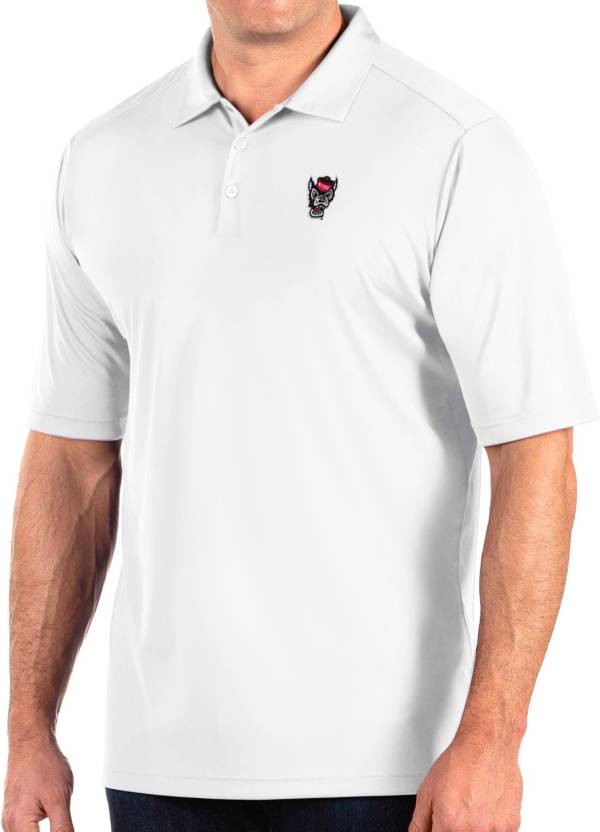 Antigua Men's NC State Wolfpack Tribute Performance White Polo product image