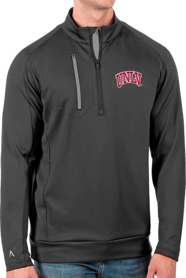 Antigua Men&rsquo;s UNLV Rebels Grey Generation Half-Zip Pullover Shirt