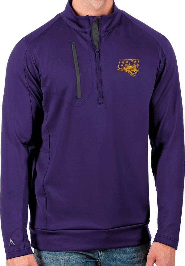 Antigua Men's Northern Iowa Panthers Purple Generation Half-Zip ...