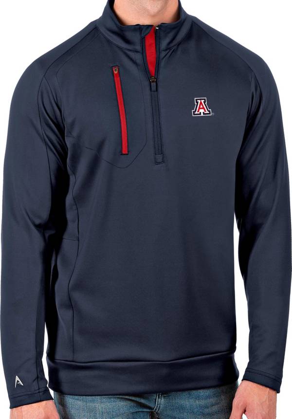Antigua Men's Arizona Wildcats Navy Generation Half-Zip Pullover Shirt ...