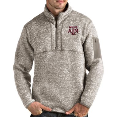 sorry, Antigua Men's Texas A&M Aggies Oatmeal Fortune Pullover Black Jacket is currently out of stock