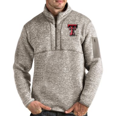sorry, Antigua Men's Texas Tech Red Raiders Oatmeal Fortune Pullover Black Jacket is currently out of stock